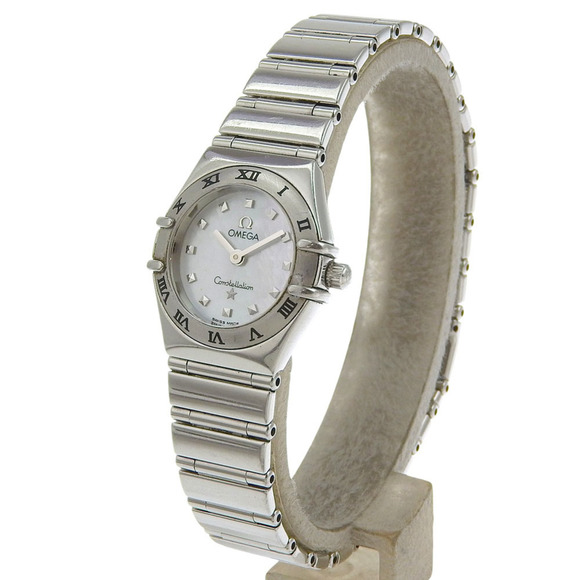 OMEGA Constellation My Choice Women's Watch 1561.70 Stainless Steel Shell Qua...